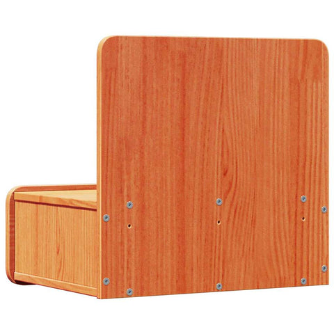 vidaXL Wall-mounted Bedside Table 2 pcs Wax brown 44 x 32.5 x 40 cm