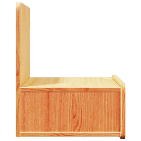 vidaXL Wall-mounted Bedside Table 2 pcs Wax brown 44 x 32.5 x 40 cm
