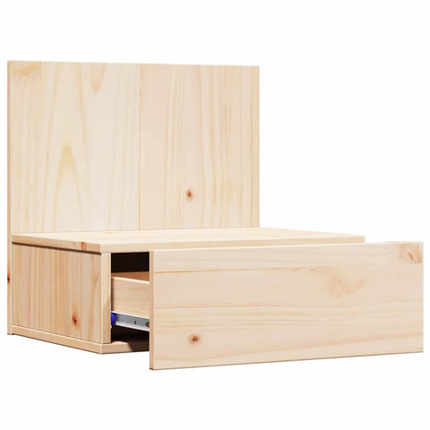 vidaXL Wall-mounted Bedside Table 2 pcs Brown 42 x 32.5 x 40 cm