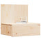 vidaXL Wall-mounted Bedside Table 2 pcs Brown 42 x 32.5 x 40 cm
