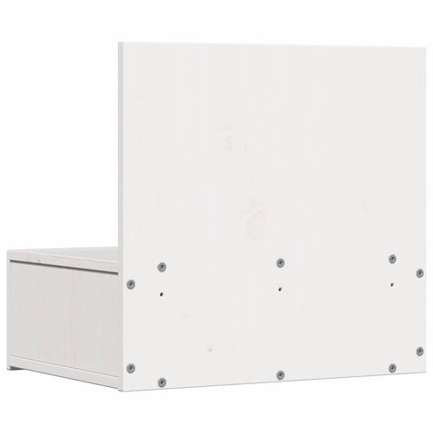 vidaXL Wall-mounted Bedside Table 2 pcs White 42 x 32.5 x 40 cm