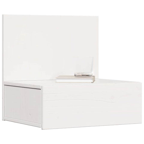 vidaXL Wall-mounted Bedside Table 2 pcs White 42 x 32.5 x 40 cm