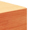 vidaXL Wall-mounted Bedside Table Wax brown 42 x 32.5 x 40 cm