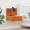 vidaXL Wall-mounted Bedside Table 2 pcs Wax brown 42 x 32.5 x 40 cm