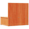 vidaXL Wall-mounted Bedside Table 2 pcs Wax brown 42 x 32.5 x 40 cm