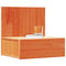 vidaXL Wall-mounted Bedside Table 2 pcs Wax brown 42 x 32.5 x 40 cm