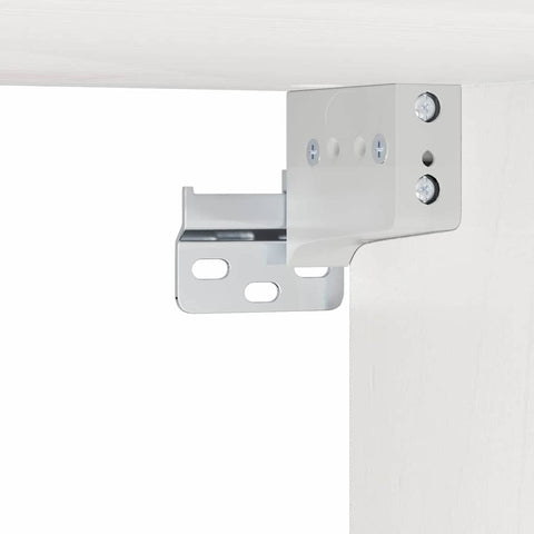 vidaXL Wall-mounted Bedside Table with Drawer Wall-mounted White 39 x 34 x 16.5 cm