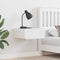 vidaXL Wall-mounted Bedside Table with Drawer Wall-mounted White 39 x 34 x 16.5 cm