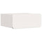 vidaXL Wall-mounted Bedside Table with Drawer Wall-mounted White 39 x 34 x 16.5 cm