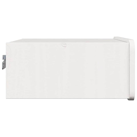 vidaXL Wall-mounted Bedside Table with Drawer Wall-mounted White 39 x 34 x 16.5 cm