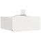 vidaXL Wall-mounted Bedside Table 2 pcs White 39 x 34 x 16.5 cm