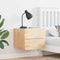 vidaXL Bedside Table 2 pcs Brown 39 x 34 x 33 cm Solid pinewood