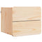 vidaXL Bedside Table 2 pcs Brown 39 x 34 x 33 cm Solid pinewood