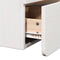 vidaXL Bedside Table 2 pcs White 39 x 34 x 33 cm Solid pinewood