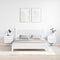 vidaXL Bedside Table 2 pcs White 39 x 34 x 33 cm Solid pinewood