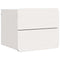vidaXL Bedside Table 2 pcs White 39 x 34 x 33 cm Solid pinewood