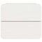 vidaXL Bedside Table 2 pcs White 39 x 34 x 33 cm Solid pinewood
