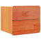 vidaXL Bedside Table 2 pcs Brown 39 x 34 x 33 cm Solid pinewood