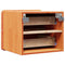 vidaXL Bedside Table 2 pcs Brown 39 x 34 x 33 cm Solid pinewood