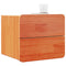 vidaXL Bedside Table 2 pcs Brown 39 x 34 x 33 cm Solid pinewood