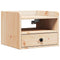 vidaXL Bedside Table Brown 38 x 36 x 29.5 cm Solid pine wood