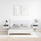 vidaXL Bedside Tables 2 pcs White 38 x 36 x 29.5 cm Solid pine wood
