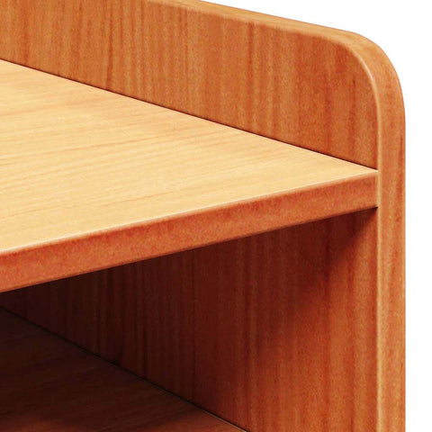 vidaXL Bedside Table Wax brown 38 x 36 x 29.5 cm Solid pine wood