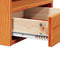 vidaXL Bedside Table Wax brown 38 x 36 x 29.5 cm Solid pine wood