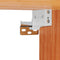 vidaXL Bedside Table Wax brown 38 x 36 x 29.5 cm Solid pine wood