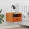 vidaXL Bedside Table Wax brown 38 x 36 x 29.5 cm Solid pine wood