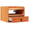 vidaXL Bedside Table Wax brown 38 x 36 x 29.5 cm Solid pine wood
