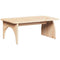 vidaXL Coffee Table Natural 80 x 50 x 31 cm Solid pine wood