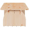 vidaXL Coffee Table Natural 80 x 50 x 31 cm Solid pine wood