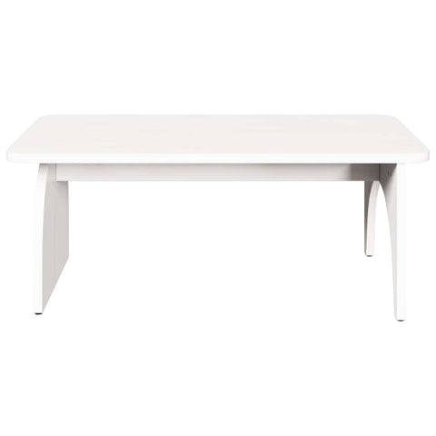 vidaXL Coffee Table White 80 x 50 x 31 cm Solid pine wood