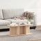 vidaXL Coffee Table Natural Solid pine wood