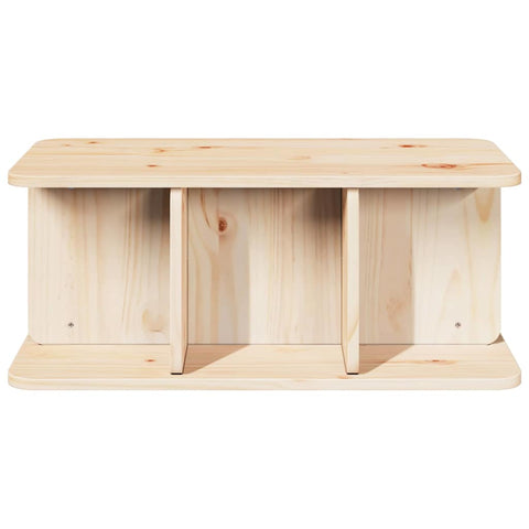 vidaXL Coffee Table Natural Solid pine wood