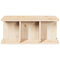vidaXL Coffee Table Natural Solid pine wood