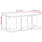 vidaXL Coffee Table Natural Solid pine wood