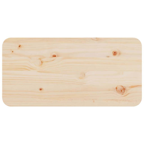 vidaXL Coffee Table Natural Solid pine wood