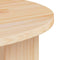 vidaXL Side Table Natural Solid pine wood
