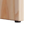 vidaXL Side Table Natural Solid pine wood
