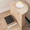 vidaXL Side Table Natural Solid pine wood
