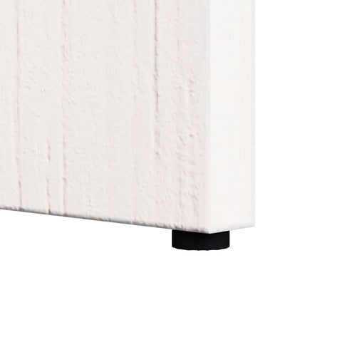 vidaXL Side Table White 50 x 40 x 50 cm Solid pine wood