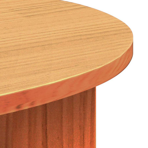 vidaXL Side Table Wax brown 50 x 40 x 50 cm Solid pine wood