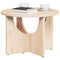 vidaXL Coffee Table Natural 50 x 50 x 35 cm Solid pine wood
