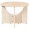 vidaXL Coffee Table Natural 50 x 50 x 35 cm Solid pine wood