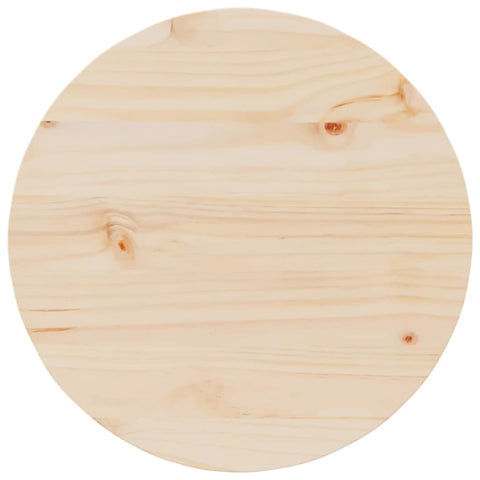 vidaXL Coffee Table Natural 50 x 50 x 35 cm Solid pine wood