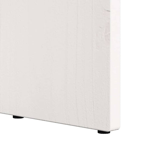 vidaXL Coffee Table White 50 x 50 x 35 cm Solid pine wood