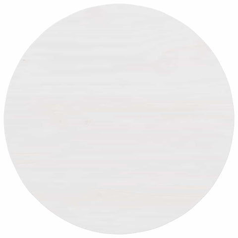 vidaXL Coffee Table White 50 x 50 x 35 cm Solid pine wood