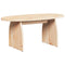 vidaXL Coffee Table Natural 80 x 40 x 35 cm Solid pine wood